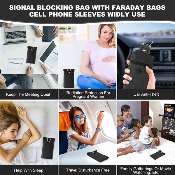 RFID Cell Phone Signal Blocking Pouch