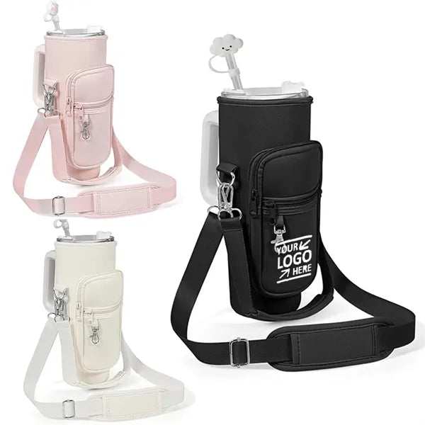 40OZ Bottle Pouch Holder With Phone Pocket