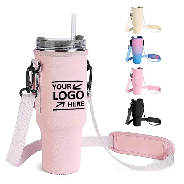 40OZ Bottle Pouch Holder With Adjustable Strap