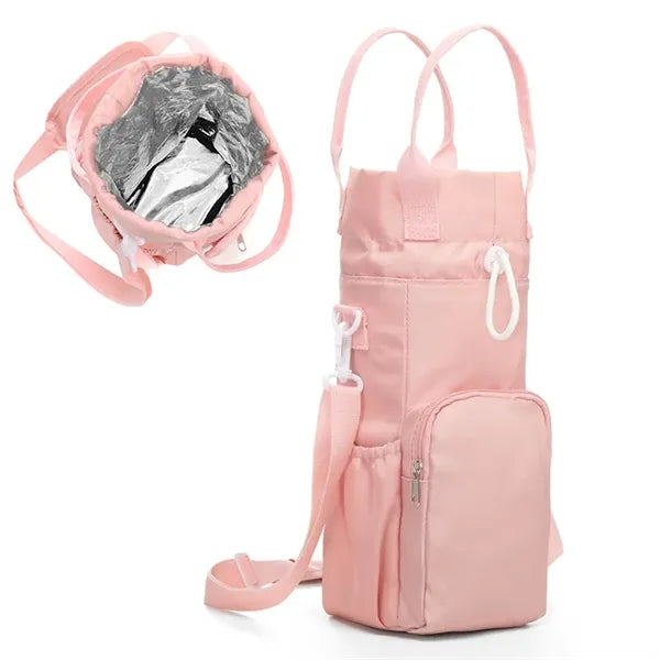 40OZ Bottle Insulated Pouch Holder With Phone Pocket