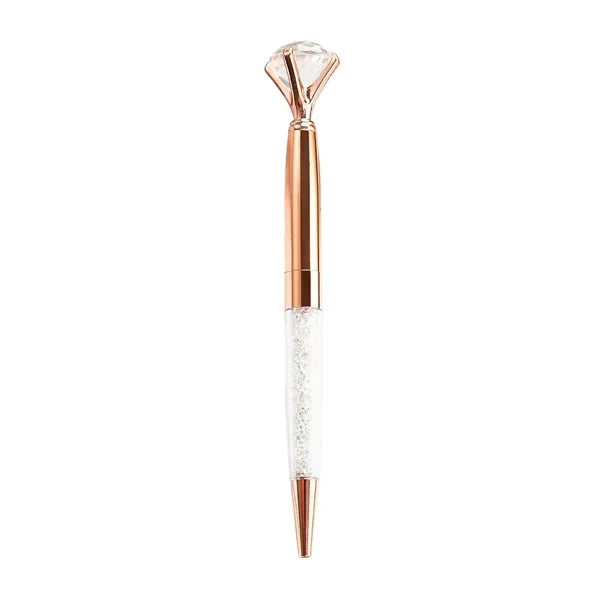 Diamond-Shaped Metal Retractable Ballpoint Pen