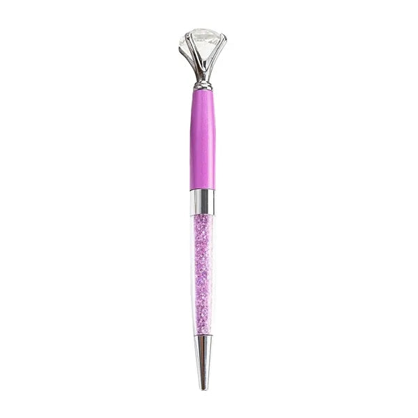 Diamond-Shaped Metal Retractable Ballpoint Pen