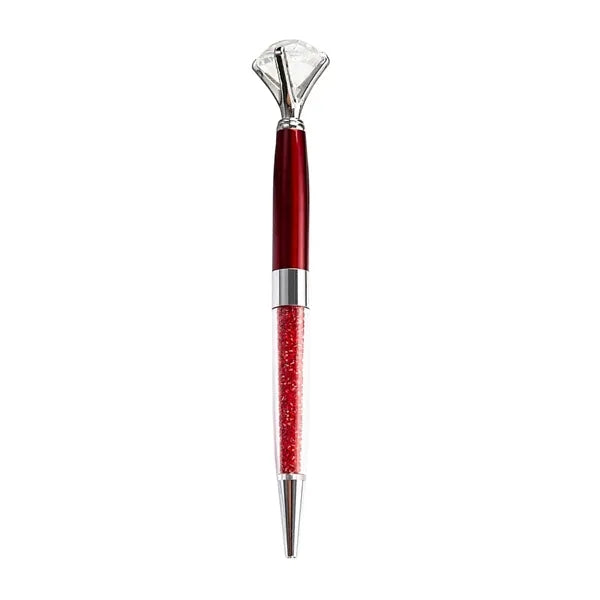 Diamond-Shaped Metal Retractable Ballpoint Pen