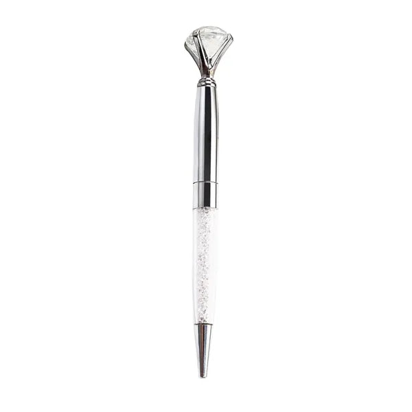 Diamond-Shaped Metal Retractable Ballpoint Pen