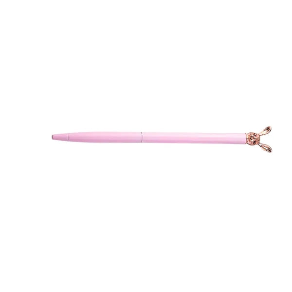Rabbit-Shaped Slim Retractable Ballpoint Pen