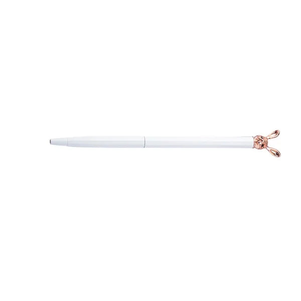 Rabbit-Shaped Slim Retractable Ballpoint Pen