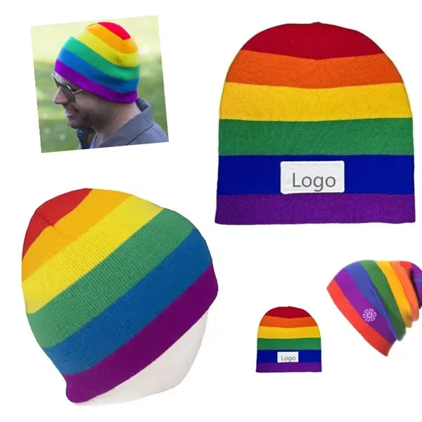 Rainbow Beanie