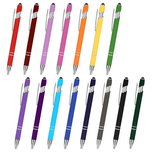 Pen With Soft Rubberized Grip