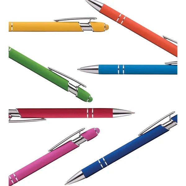 Pen With Soft Rubberized Grip