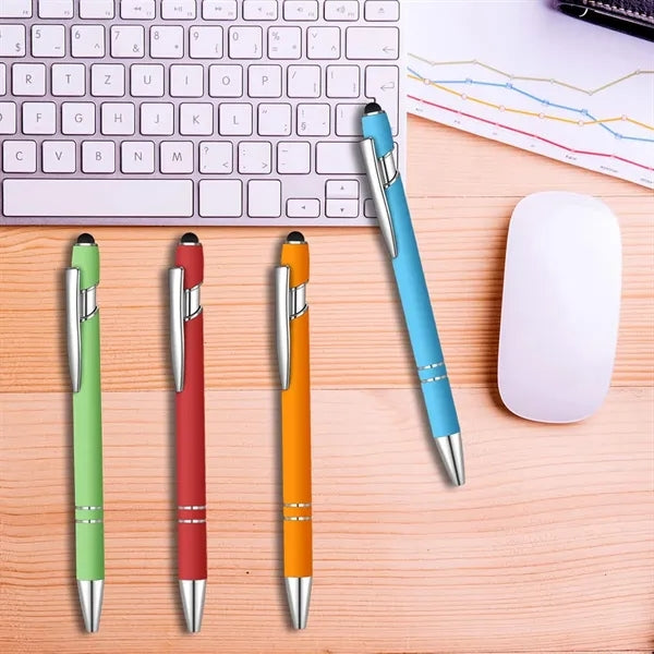 Pen With Soft Rubberized Grip