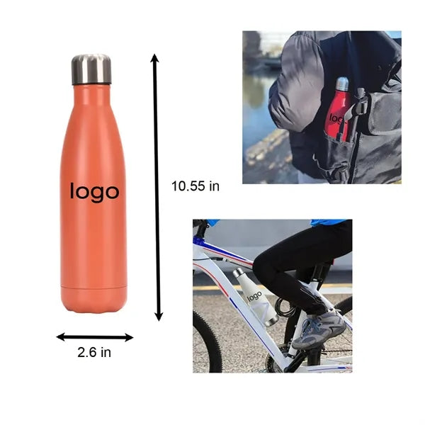 17 oz Stainless Steel Sport Water Bottle
