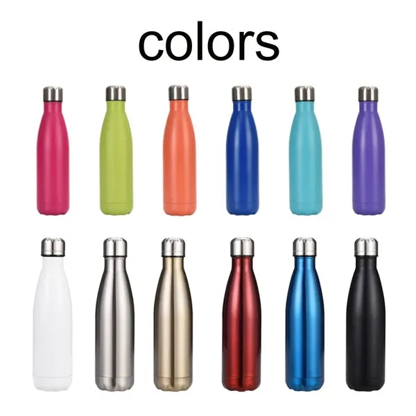 17 oz Stainless Steel Sport Water Bottle