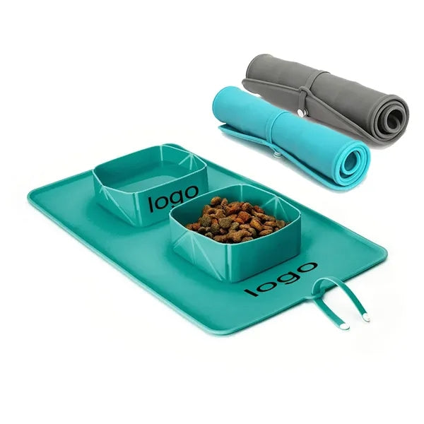 Silicone Foldable Non-Slip Pet Bowl