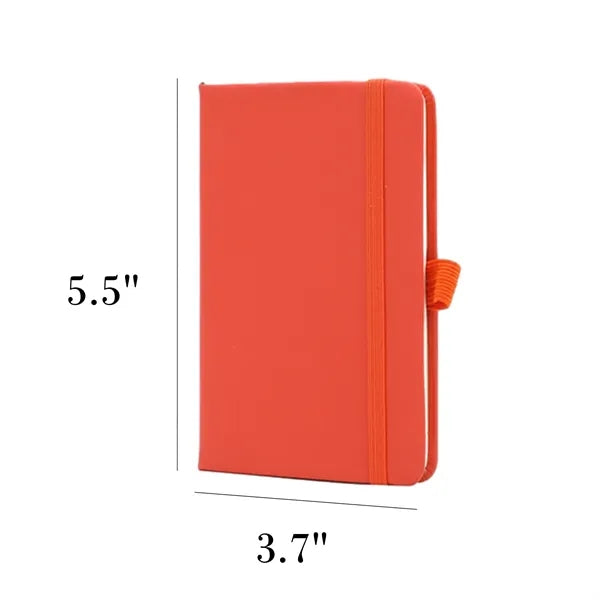 A6 Notebook PU Belt Pen Socket