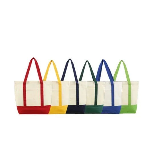 Cotton Canvas Boat Tote Bag