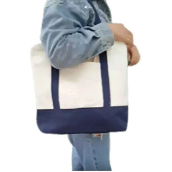 Cotton Canvas Boat Tote Bag