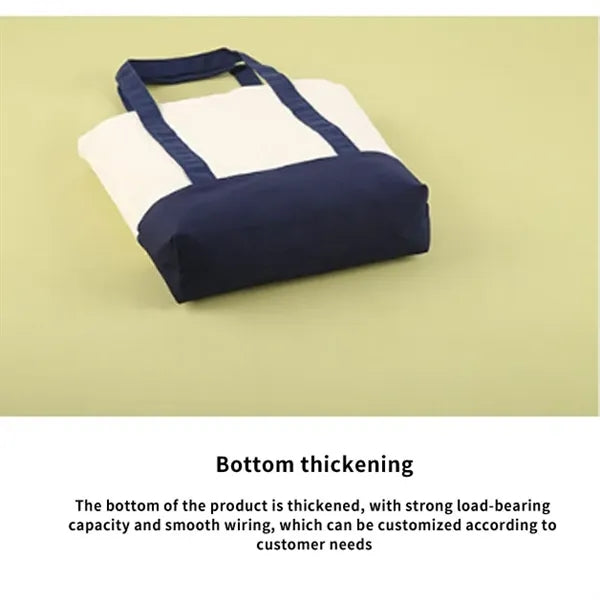 Cotton Canvas Boat Tote Bag