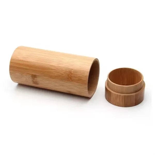 Eco-friendly Bamboo Wood Eyewear Tube Box Sunglasses Case