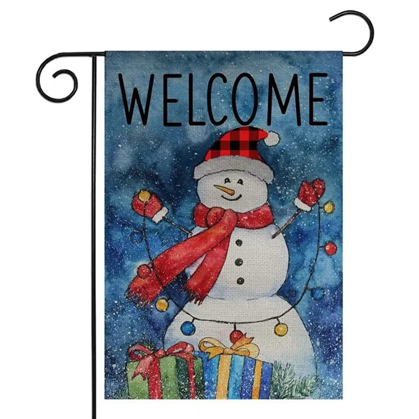 Outdoor Christmas Flags for Decoration