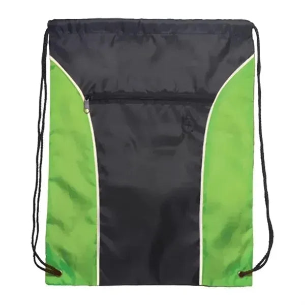 Two Tone Polyester Drawstring Bags