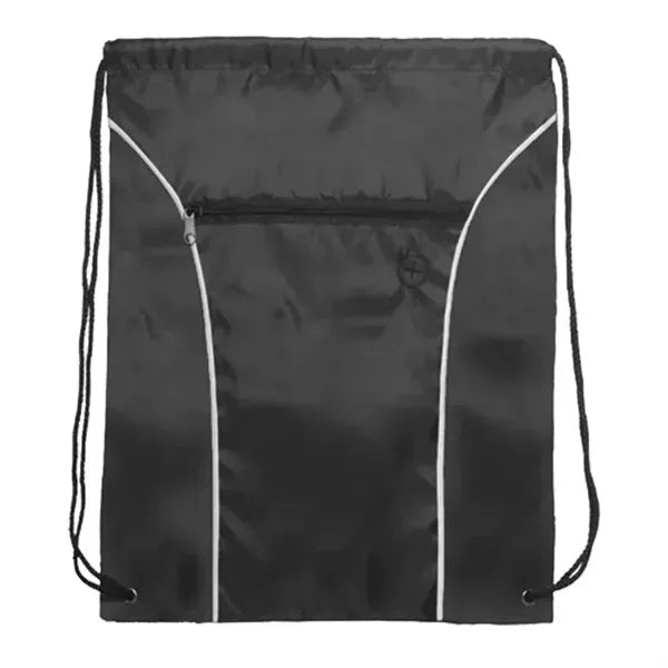 Two Tone Polyester Drawstring Bags