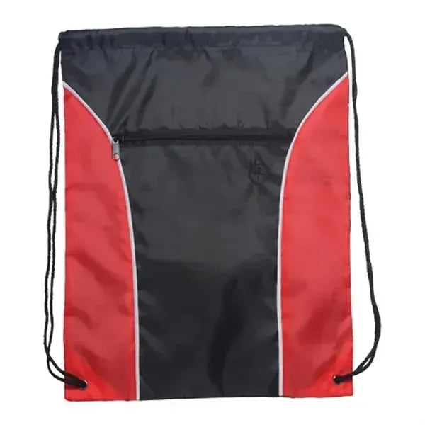 Two Tone Polyester Drawstring Bags