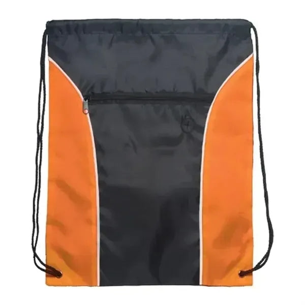 Two Tone Polyester Drawstring Bags