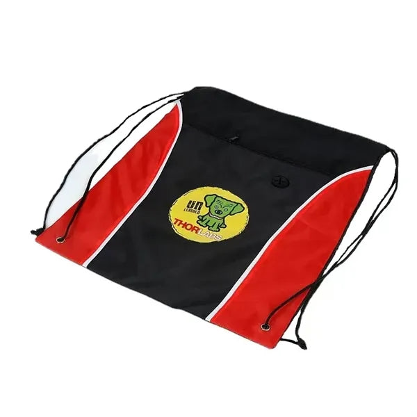 Two Tone Polyester Drawstring Bags