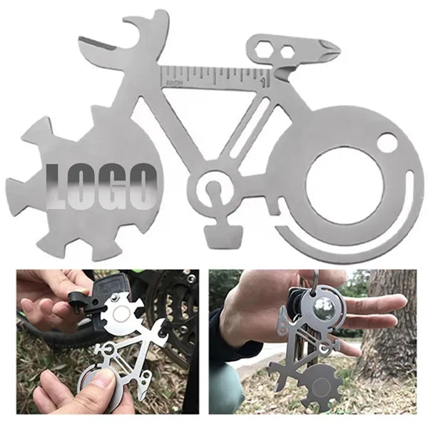 Stainless Steel Mini Portable EDC Bicycle Tool Card