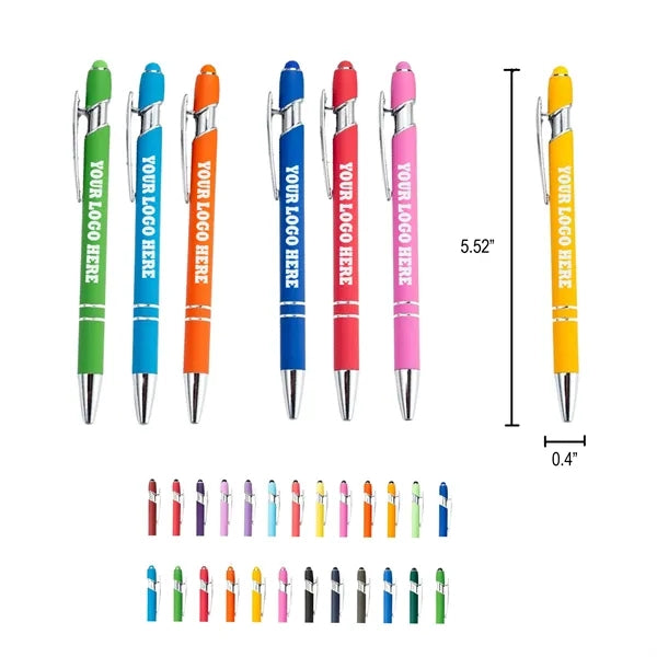 2 in1 Stylus Tip Screen Ballpoint Pen