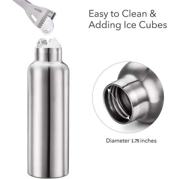 17oz Stainless Steel Double Wall Sport Bottle
