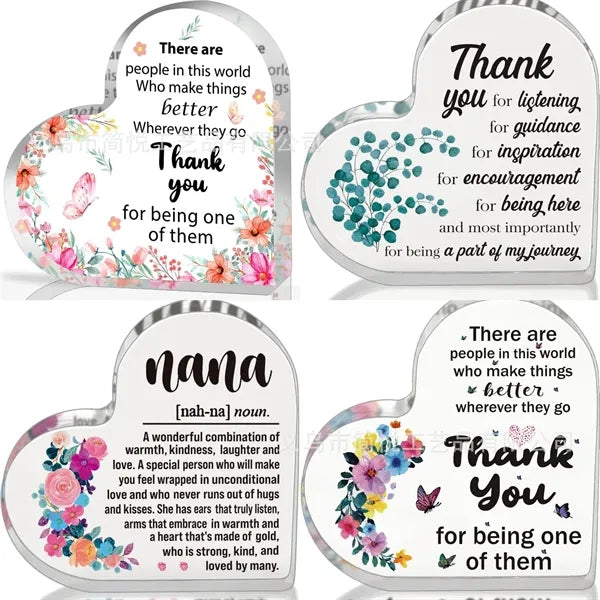 Acrylic Keepsake/Award Clear Ornament