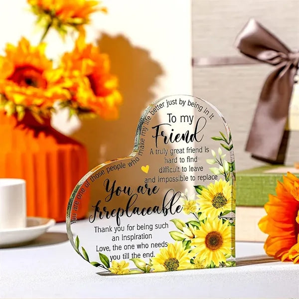 Acrylic Keepsake/Award Clear Ornament