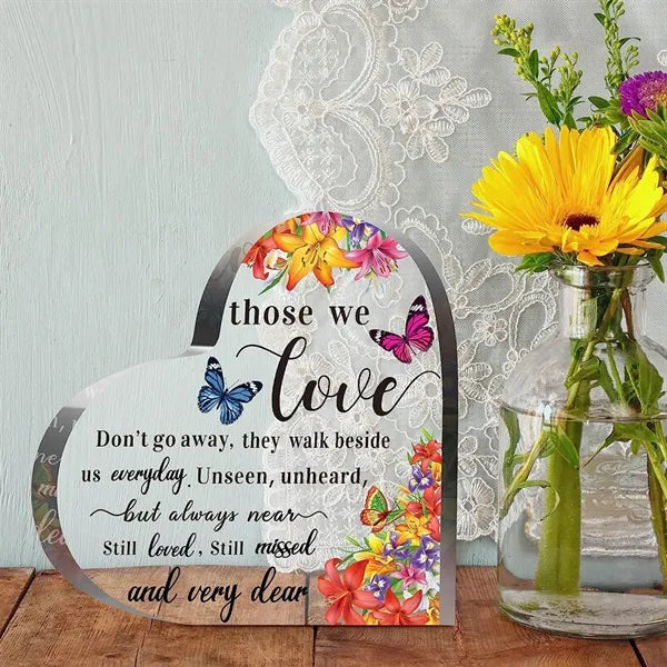 Acrylic Keepsake/Award Clear Ornament
