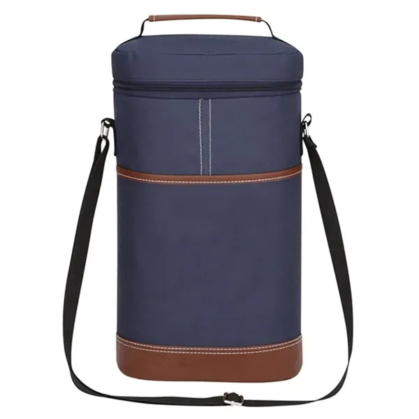 Leakproof Insulated Padded Versatile 2 Bottle Wine Bag