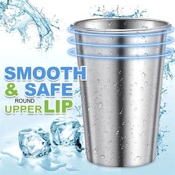 16 Oz Single Wall Stainless Steel Cup