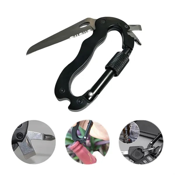 Multi-tool Carabiner Pocket Knife