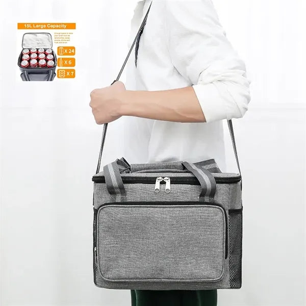 15L Oxford Waterproof Leakproof Insulated Cooler Bag PS