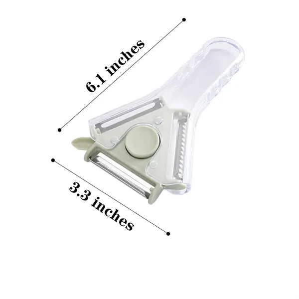 3-in-1 ABS Stainless Steel Vegetable Peeler Fruit Cutter