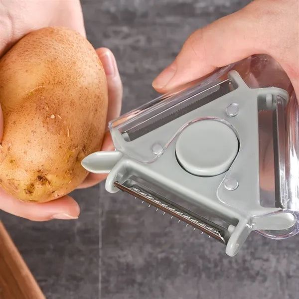 3-in-1 ABS Stainless Steel Vegetable Peeler Fruit Cutter