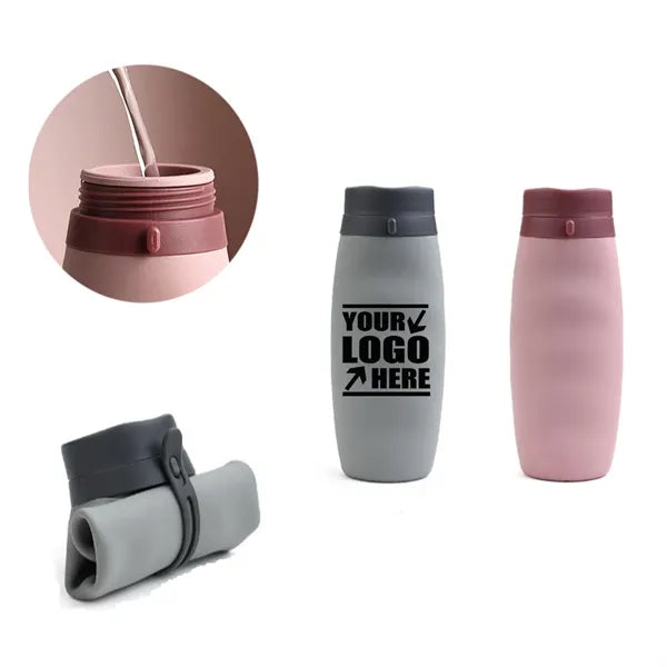 Silicone Folding Sports Bottle