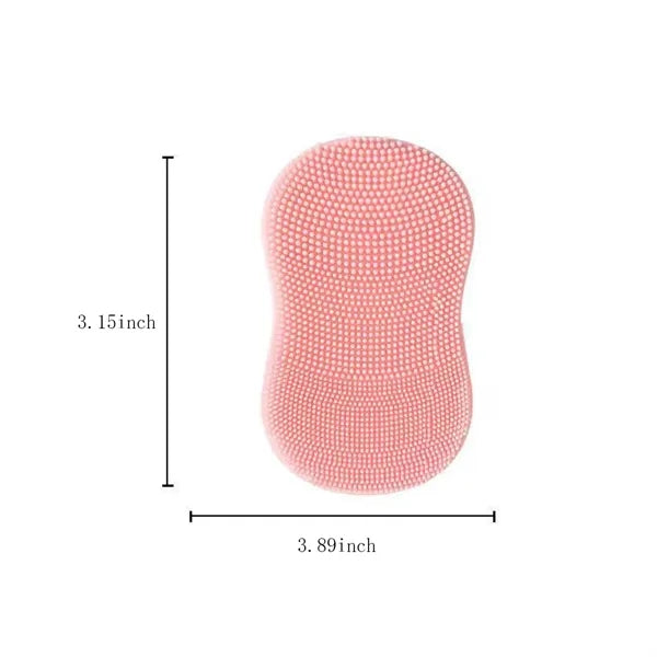 Soft portable mini silicone makeup remover cleaning brush
