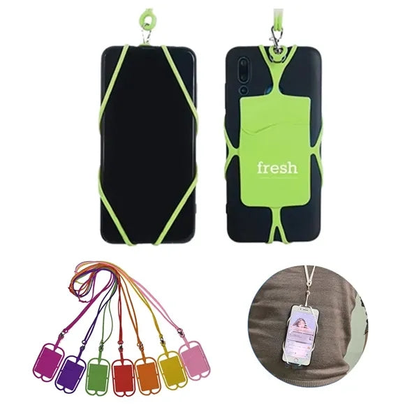 Silicone Lanyard Phone Holder