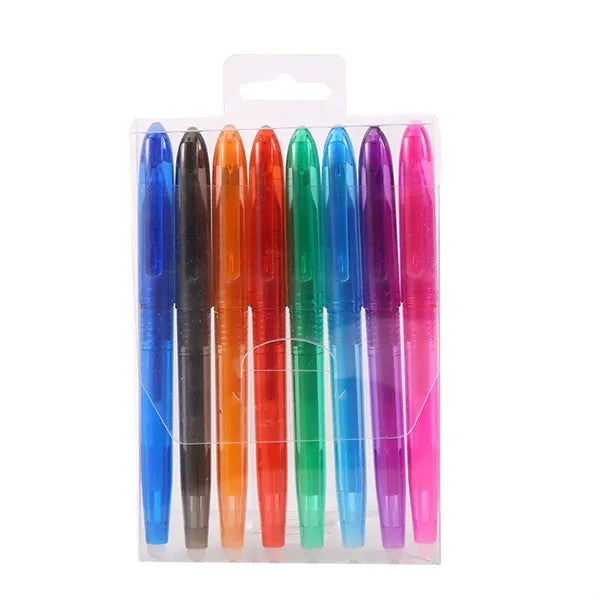 Erasable Gel Pens 8 Colors Set