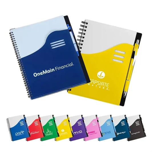 8.5'' * 11'' Large Wave Pocket Journal Notebook