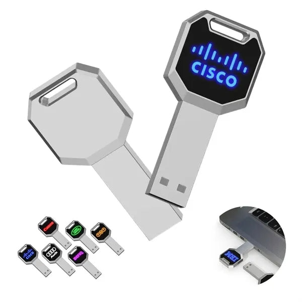 Light Up Logo USB Drive 8GB