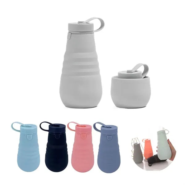 17Oz Portable Collapsible Water Bottle