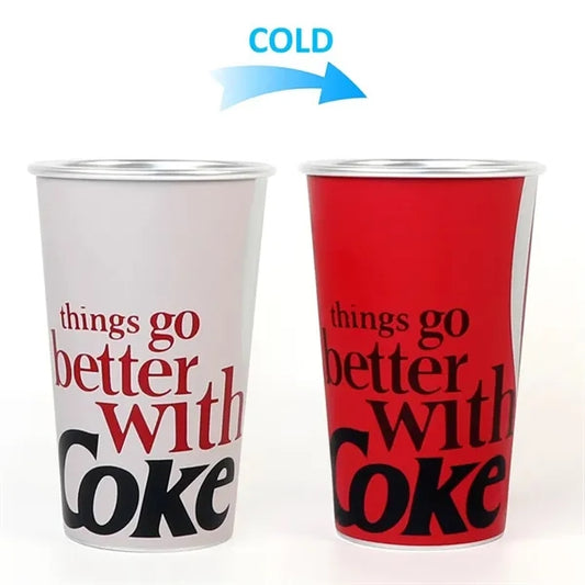 Cold-Activated Color-Changing Aluminum Cup