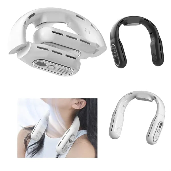 Portable Rechargeable Cooling Wearable Personal Neck Fan