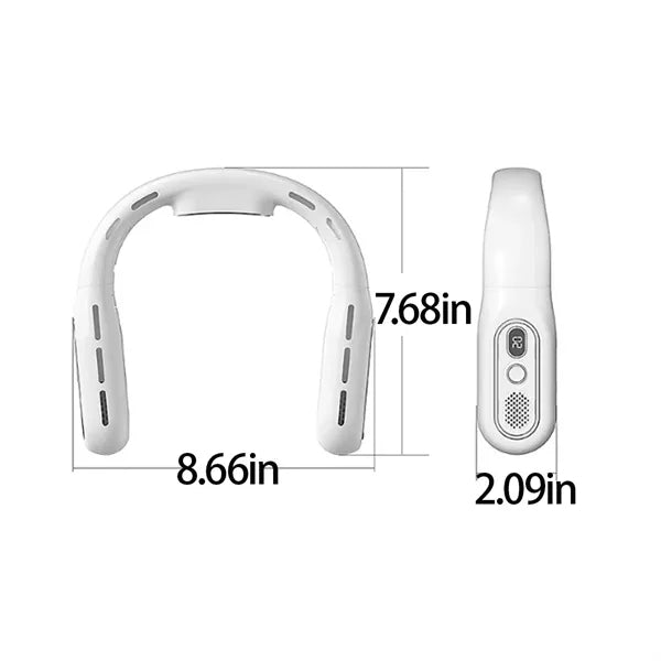 Portable Rechargeable Cooling Wearable Personal Neck Fan